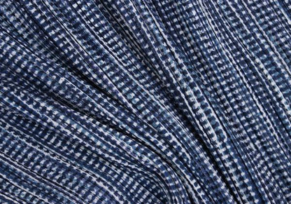 PLEATS PLEASE 97SS Pleated Gingham Print Vest Blue Size 3
