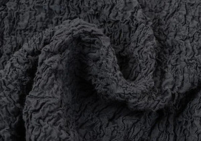 ISSEY MIYAKE me Garment Dyed Cauliflower Blouse Gray Size F