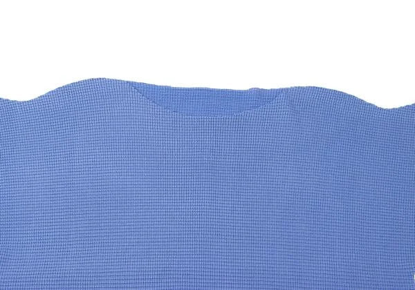 ISSEY MIYAKE me Blue Stretch Pleated T-Shirt Size F