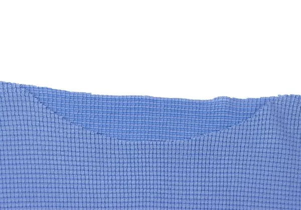 ISSEY MIYAKE me Blue Stretch Pleated T-Shirt Size F