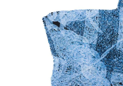 ISSEY MIYAKE me All-Over Print Pleats T-Shirt Blue Size F