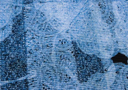 ISSEY MIYAKE me All-Over Print Pleats T-Shirt Blue Size F
