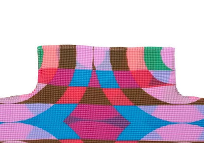 ISSEY MIYAKE me Psychedelic Pleats T-Shirt Pink Size F