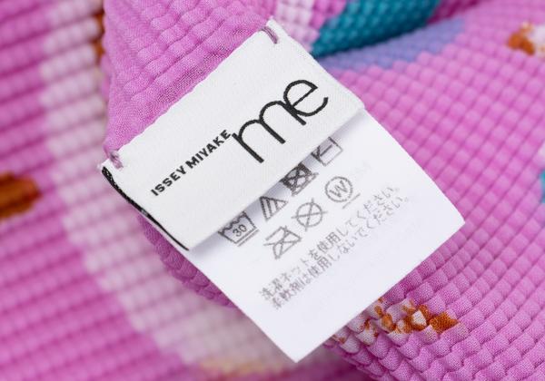 ISSEY MIYAKE me 22AW Stretch Pleat T-Shirt Purple Size F