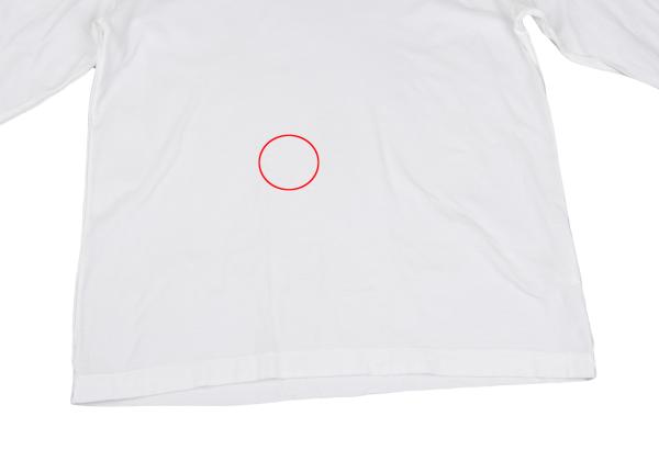 COMME des GARCONS HOMME Cotton Long Sleeve Tee Size M