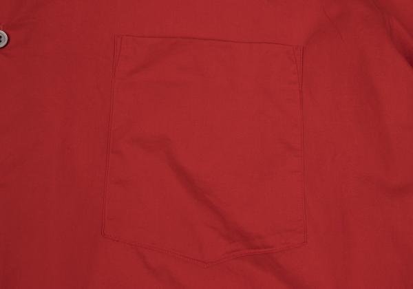 COMME des GARCONS HOMME Cotton Long Sleeve Shirt Red Size M