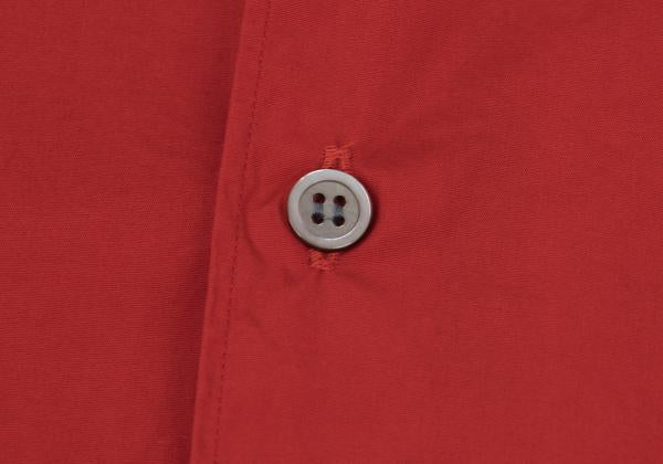 COMME des GARCONS HOMME Cotton Long Sleeve Shirt Red Size M