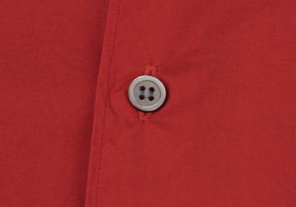 COMME des GARCONS HOMME Cotton Long Sleeve Shirt Red Size M