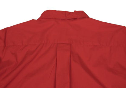 COMME des GARCONS HOMME Cotton Long Sleeve Shirt Red Size M