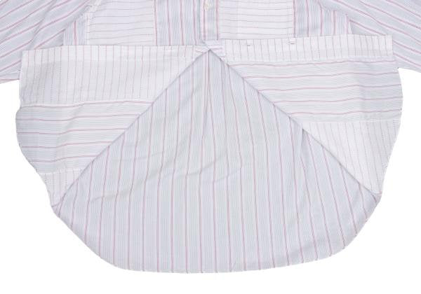 COMME des GARCONS HOMME Stripe Panel Long Shirt White Size M
