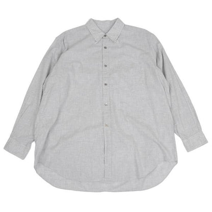 COMME des GARCONS HOMME Cotton Raw Edge Shirt Gray Size M