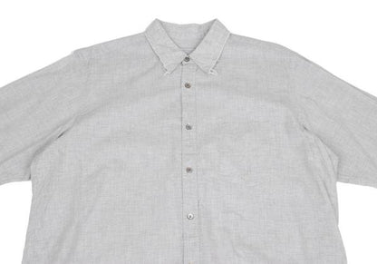 COMME des GARCONS HOMME Cotton Raw Edge Shirt Gray Size M