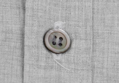 COMME des GARCONS HOMME Cotton Raw Edge Shirt Gray Size M