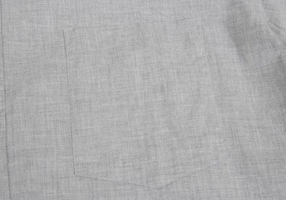 COMME des GARCONS HOMME Cotton Raw Edge Shirt Gray Size M
