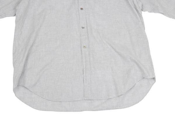COMME des GARCONS HOMME Cotton Raw Edge Shirt Gray Size M