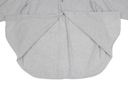 COMME des GARCONS HOMME Cotton Raw Edge Shirt Gray Size M