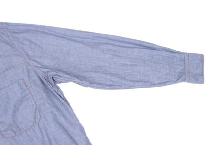 COMME des GARCONS HOMME Shirring Chambray Shirt Blue Size M