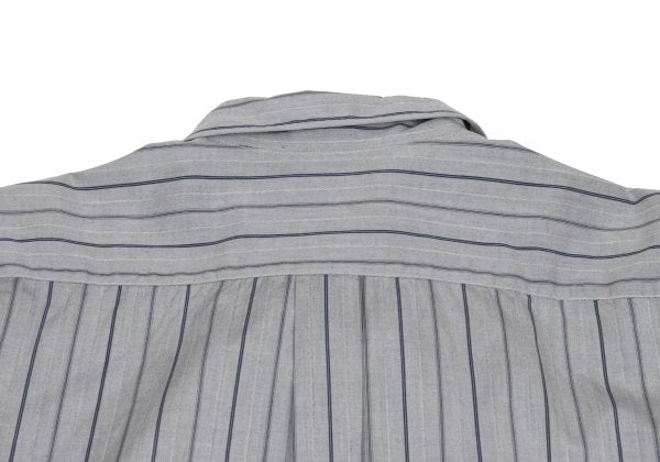 COMME des GARCONS HOMME Mixed Stripe Long Sleeve Cotton Shirt Size M