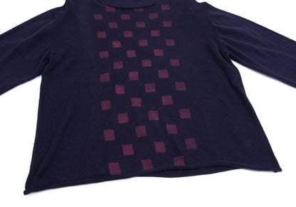 COMME des GARCONS HOMME Cotton Square Knit Sweater Size M