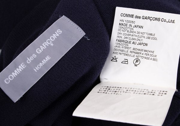 COMME des GARCONS HOMME Cotton Square Knit Sweater Size M