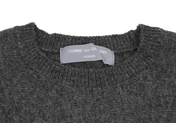 COMME des GARCONS HOMME Wool Stitch Sweater Gray Size M