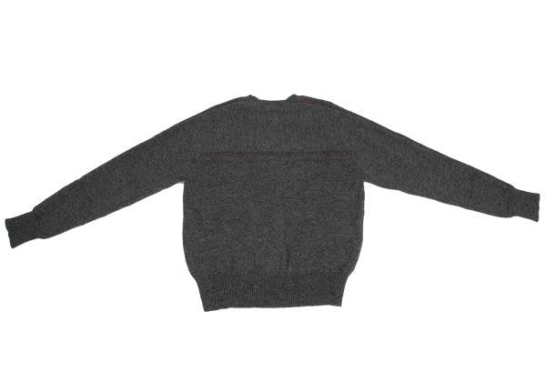 COMME des GARCONS HOMME Wool Stitch Sweater Gray Size M