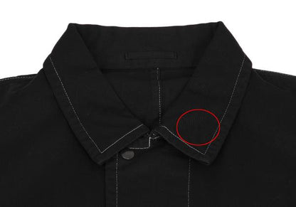 COMME des GARCONS HOMME Cotton Twill Jacket Black Size M