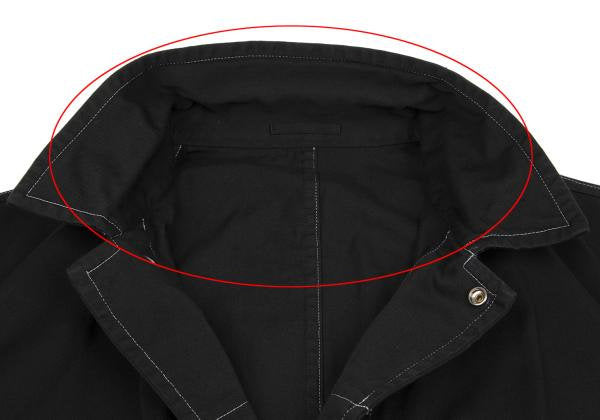 COMME des GARCONS HOMME Cotton Twill Jacket Black Size M