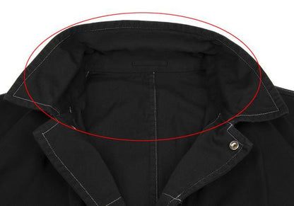 COMME des GARCONS HOMME Cotton Twill Jacket Black Size M