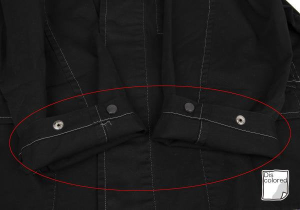 COMME des GARCONS HOMME Cotton Twill Jacket Black Size M