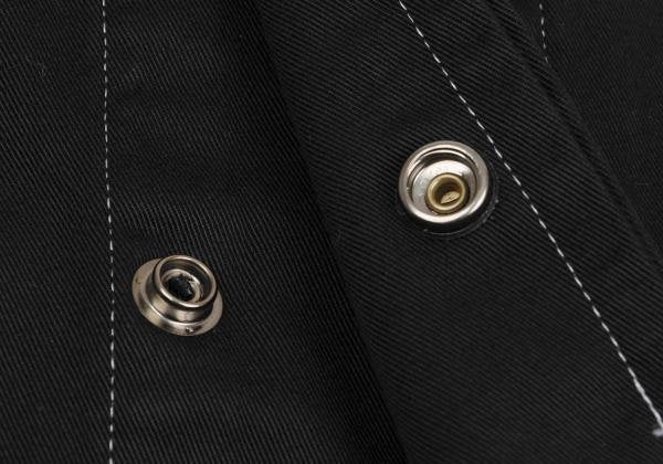 COMME des GARCONS HOMME Cotton Twill Jacket Black Size M