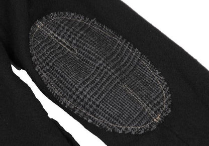 JUNYA WATANABE MAN Felted Wool Leather Jacket Black Size XS