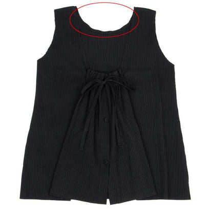 ISSEY MIYAKE me A-POC INSIDE 20AW Back Knit Sweater Size F