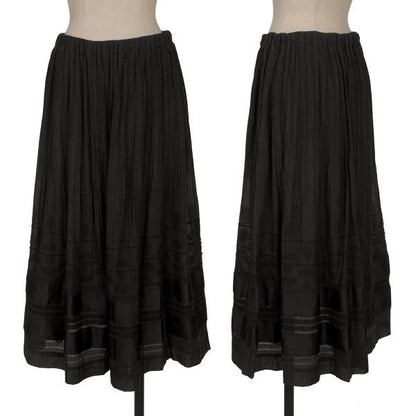 ISSEY MIYAKE HaaT Garment Dyed Panel Skirt Black Size 2