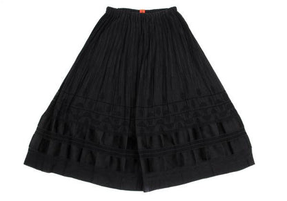 ISSEY MIYAKE HaaT Garment Dyed Panel Skirt Black Size 2