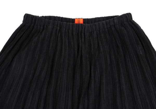 ISSEY MIYAKE HaaT Garment Dyed Panel Skirt Black Size 2