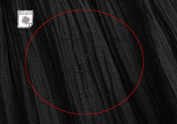ISSEY MIYAKE HaaT Garment Dyed Panel Skirt Black Size 2