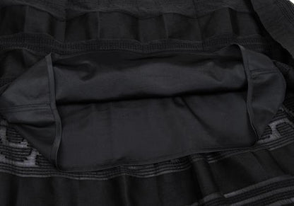 ISSEY MIYAKE HaaT Garment Dyed Panel Skirt Black Size 2
