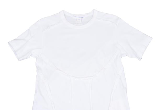 COMME des GARCONS SHIRT Cotton Outseam T-Shirt White Size S