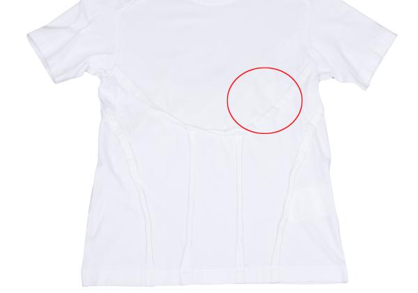 COMME des GARCONS SHIRT Cotton Outseam T-Shirt White Size S