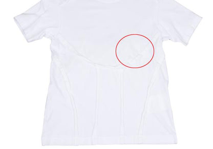 COMME des GARCONS SHIRT Cotton Outseam T-Shirt White Size S