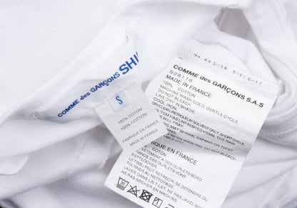 COMME des GARCONS SHIRT Cotton Outseam T-Shirt White Size S
