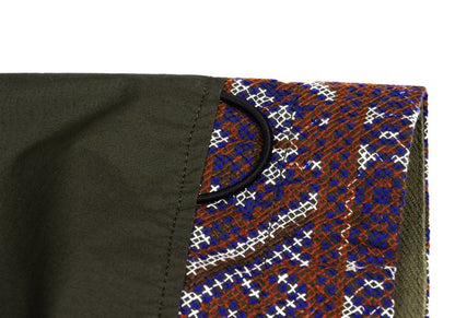 sacai 22SS Khaki Embroidered Oversized T-Shirt Size 1