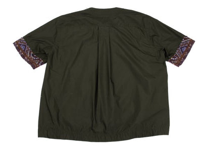 sacai 22SS Khaki Embroidered Oversized T-Shirt Size 1