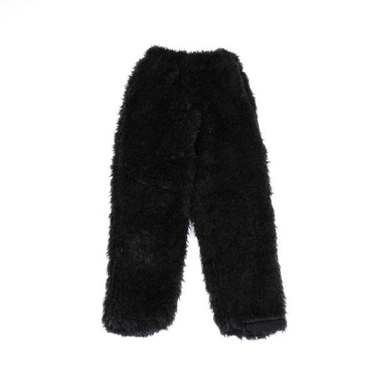JUNYA WATANABE 23AW Faux Fur Hem Zip Pants Black Size S