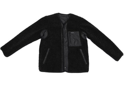 DRESSTERIOR Reversible Padded Fleece Sweater Black Size M
