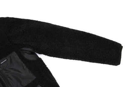 DRESSTERIOR Reversible Padded Fleece Sweater Black Size M