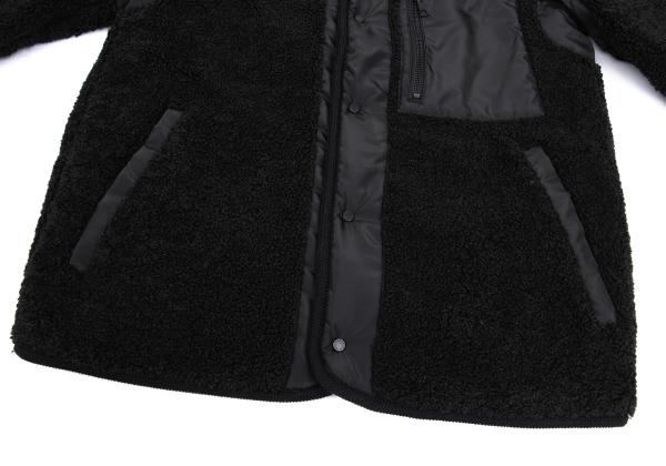 DRESSTERIOR Reversible Padded Fleece Sweater Black Size M