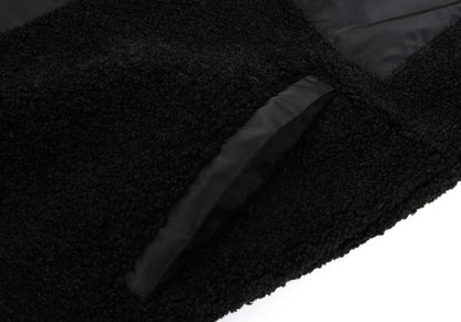DRESSTERIOR Reversible Padded Fleece Sweater Black Size M
