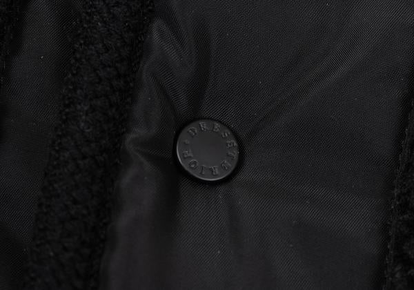 DRESSTERIOR Reversible Padded Fleece Sweater Black Size M